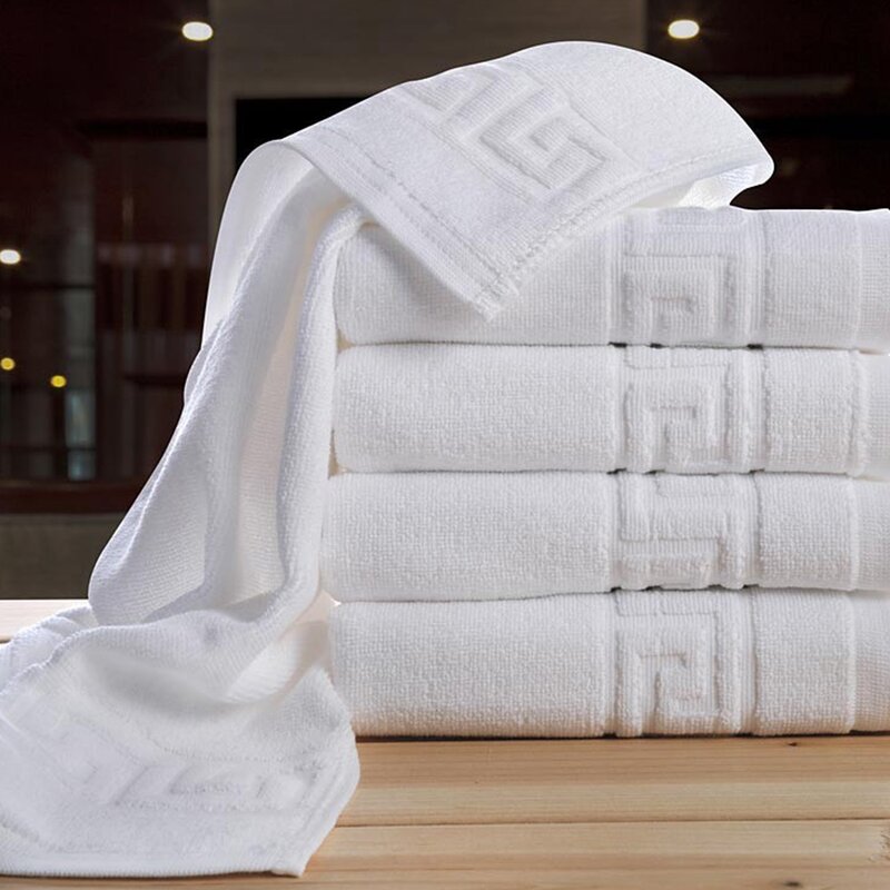 Set 5 Prosoape Hoteliere, Bumbac 100%, 50×90, Alb, ST5063